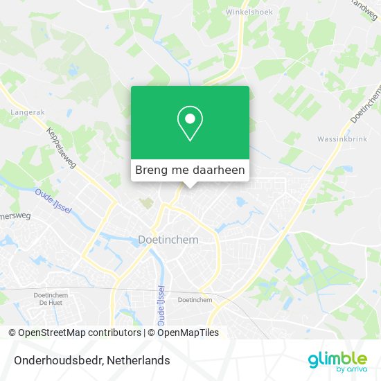 Onderhoudsbedr kaart