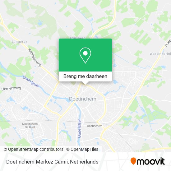 Doetinchem Merkez Camii kaart