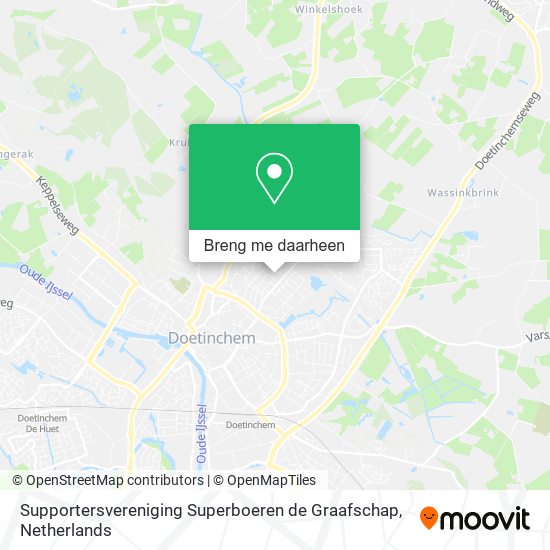 Supportersvereniging Superboeren de Graafschap kaart