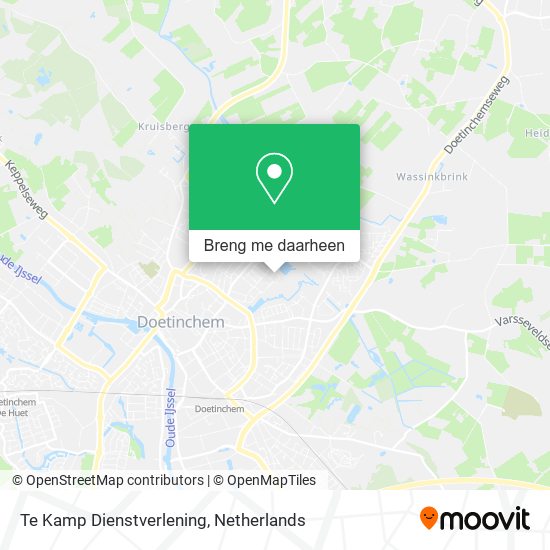 Te Kamp Dienstverlening kaart