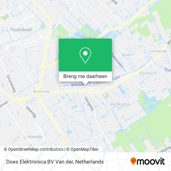 Does Elektronica BV Van der kaart