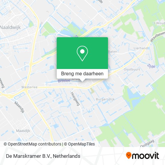 De Marskramer B.V. kaart