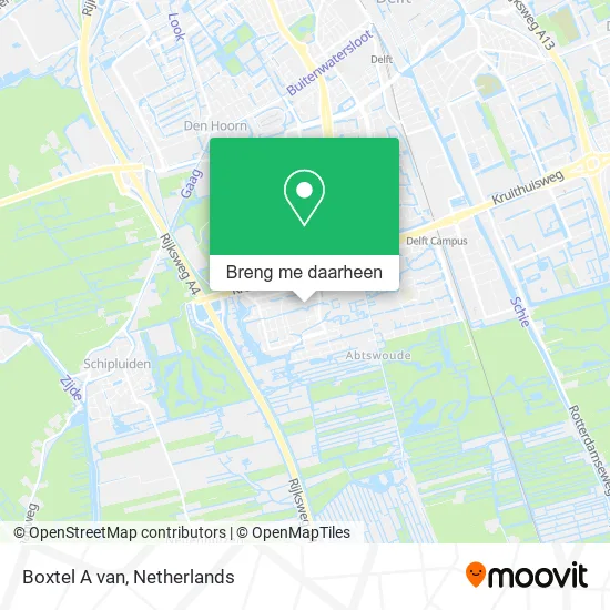 Boxtel A van kaart