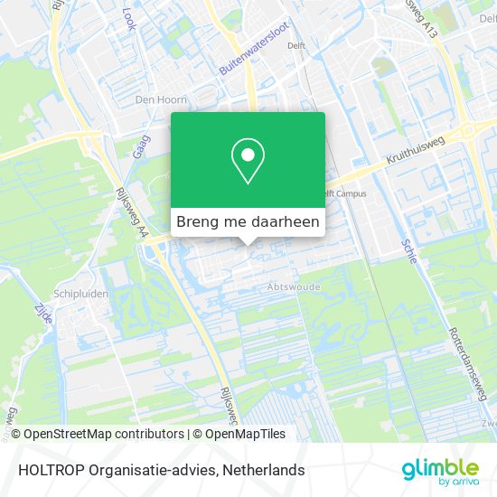 HOLTROP Organisatie-advies kaart