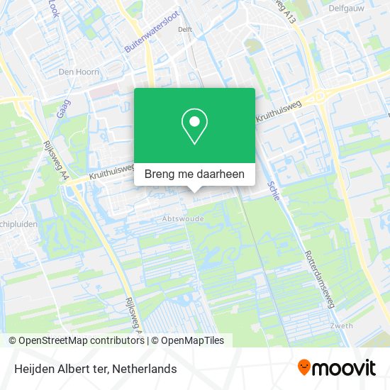 Heijden Albert ter kaart