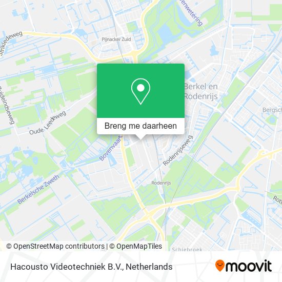 Hacousto Videotechniek B.V. kaart