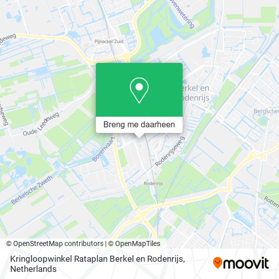 Kringloopwinkel Rataplan Berkel en Rodenrijs kaart