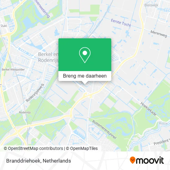 Branddriehoek kaart