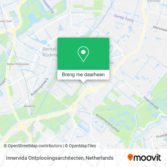 Innervida Ontplooiingsarchitecten kaart