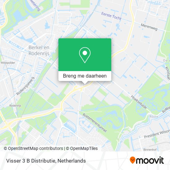 Visser 3 B Distributie kaart