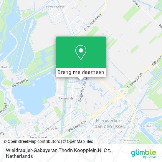 Wieldraaijer-Gabayeran Thodn Koopplein.Nl C t kaart