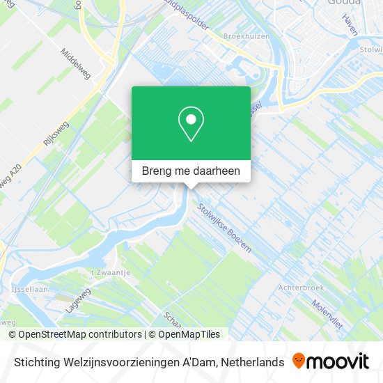 Stichting Welzijnsvoorzieningen A'Dam kaart