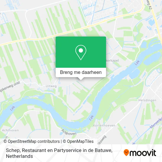Schep, Restaurant en Partyservice in de Batuwe kaart