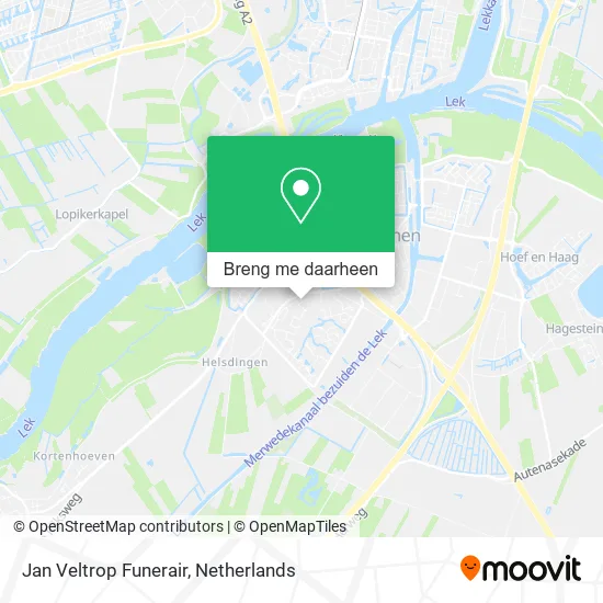 Jan Veltrop Funerair kaart