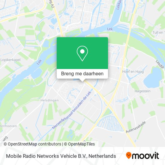 Mobile Radio Networks Vehicle B.V. kaart