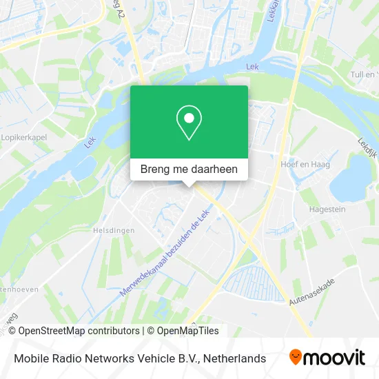 Mobile Radio Networks Vehicle B.V. kaart