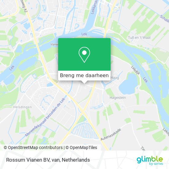 Rossum Vianen BV, van kaart