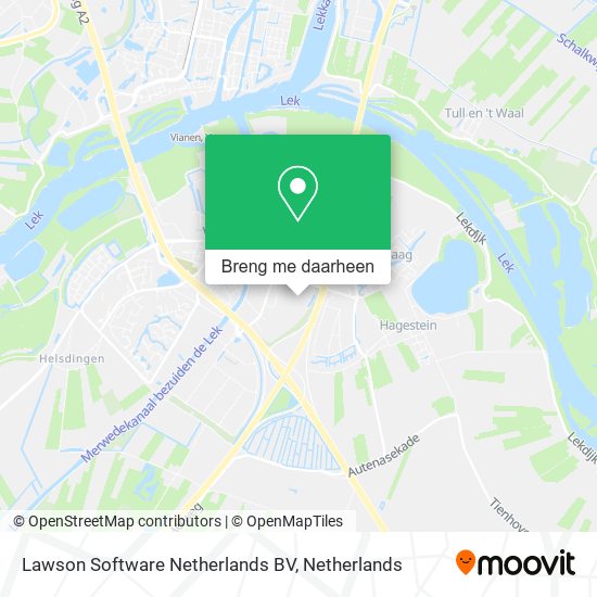 Lawson Software Netherlands BV kaart