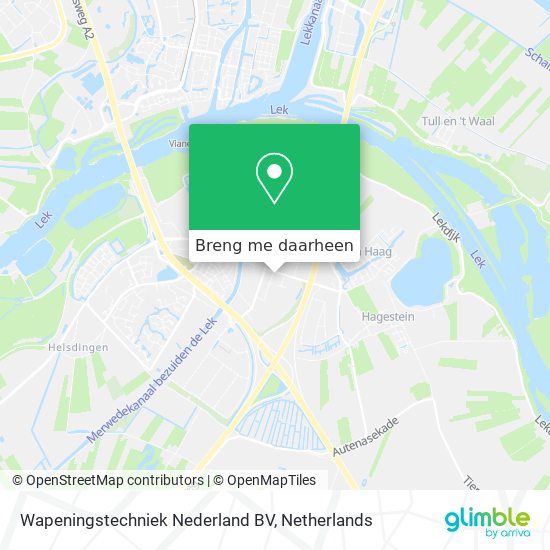 Wapeningstechniek Nederland BV kaart