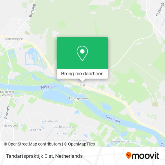 Tandartspraktijk Elst kaart