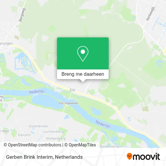 Gerben Brink Interim kaart