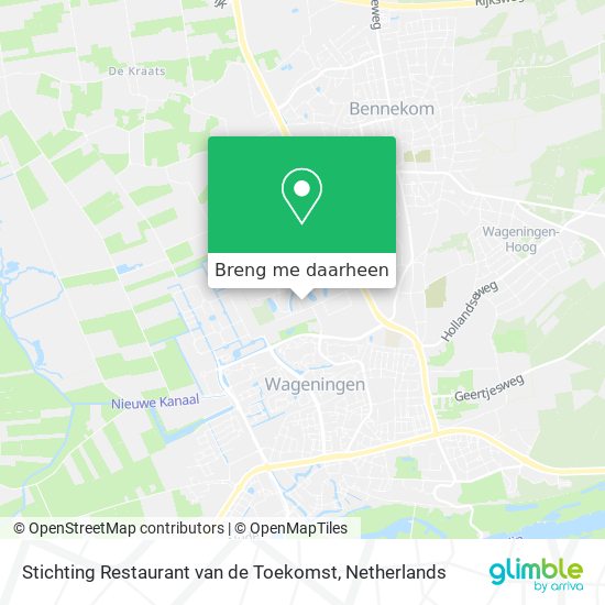 Stichting Restaurant van de Toekomst kaart