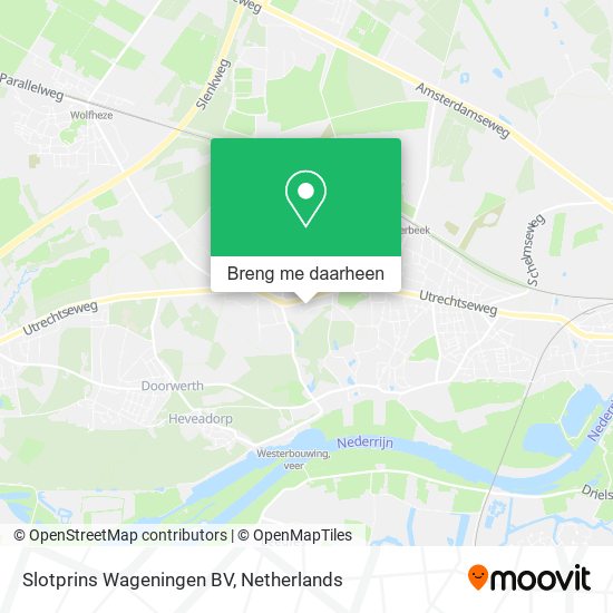 Slotprins Wageningen BV kaart