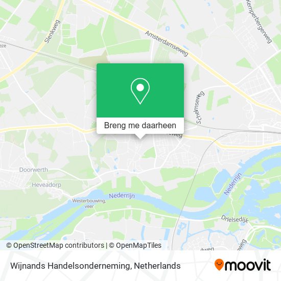 Wijnands Handelsonderneming kaart