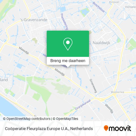 Coöperatie Fleurplaza Europe U.A. kaart