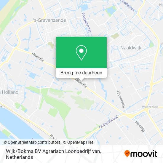 Wijk / Bokma BV Agrarisch Loonbedrijf van kaart