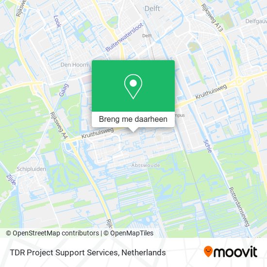 TDR Project Support Services kaart