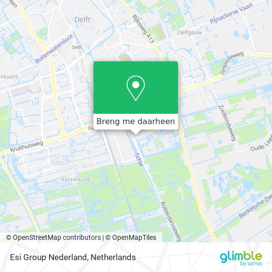 Esi Group Nederland kaart