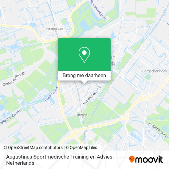 Augustinus Sportmedische Training en Advies kaart