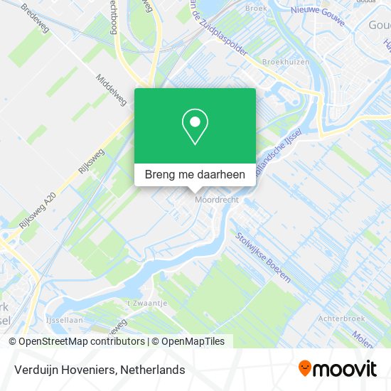 Verduijn Hoveniers kaart