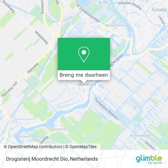 Drogisterij Moordrecht Dio kaart