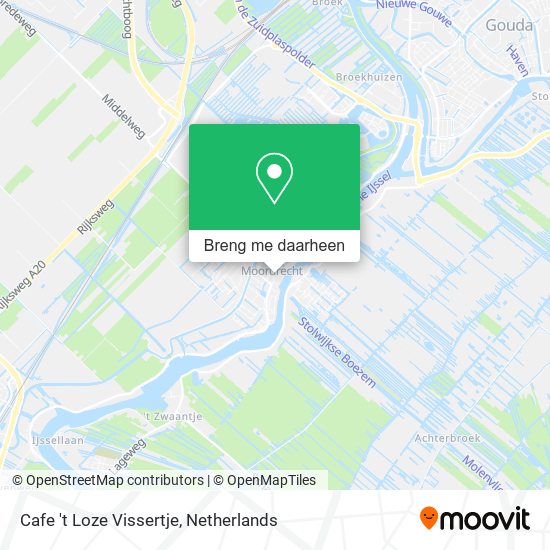 Cafe 't Loze Vissertje kaart