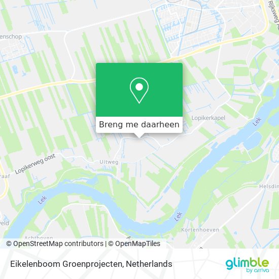 Eikelenboom Groenprojecten kaart