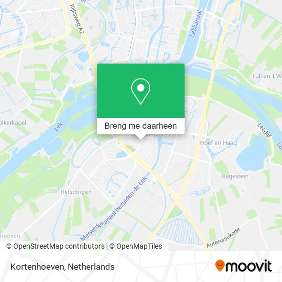 Kortenhoeven kaart