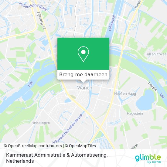 Kammeraat Administratie & Automatisering kaart