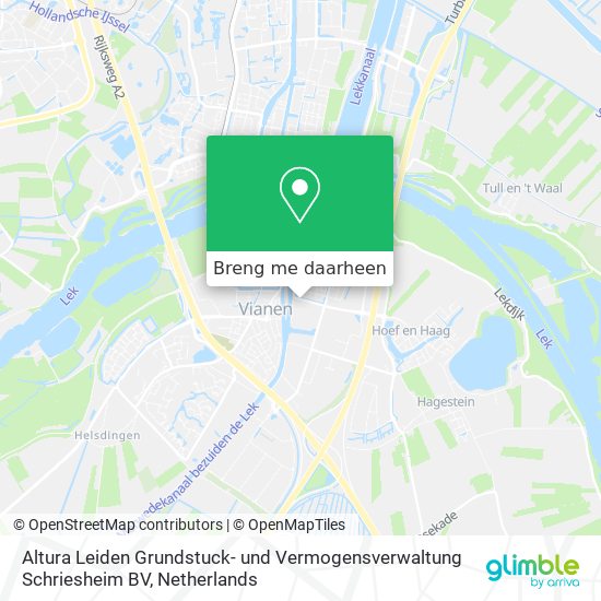 Altura Leiden Grundstuck- und Vermogensverwaltung Schriesheim BV kaart