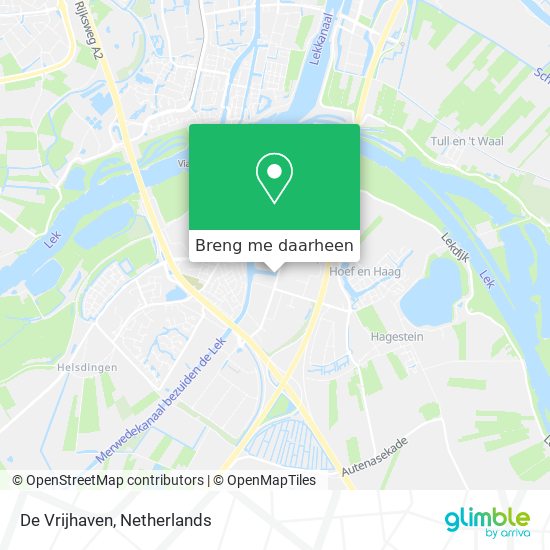 De Vrijhaven kaart