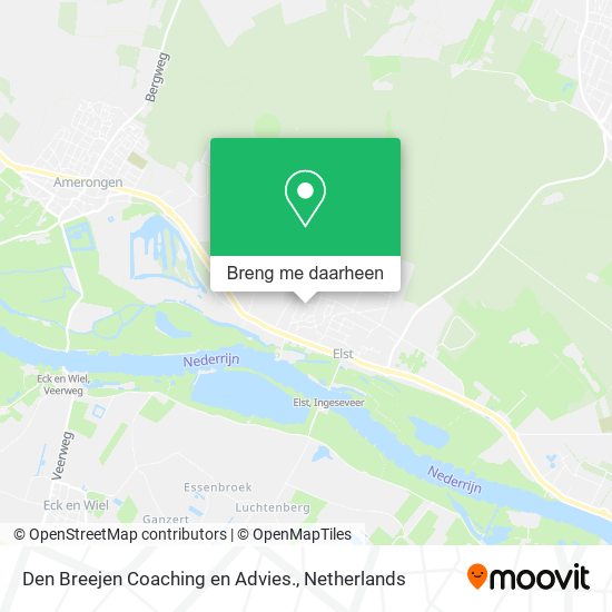 Den Breejen Coaching en Advies. kaart