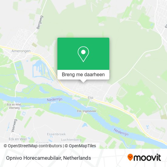 Opnivo Horecameubilair kaart