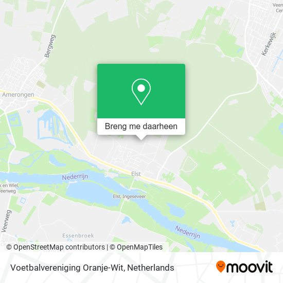 Voetbalvereniging Oranje-Wit kaart