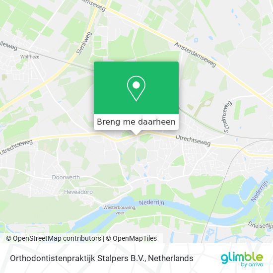 Orthodontistenpraktijk Stalpers B.V. kaart