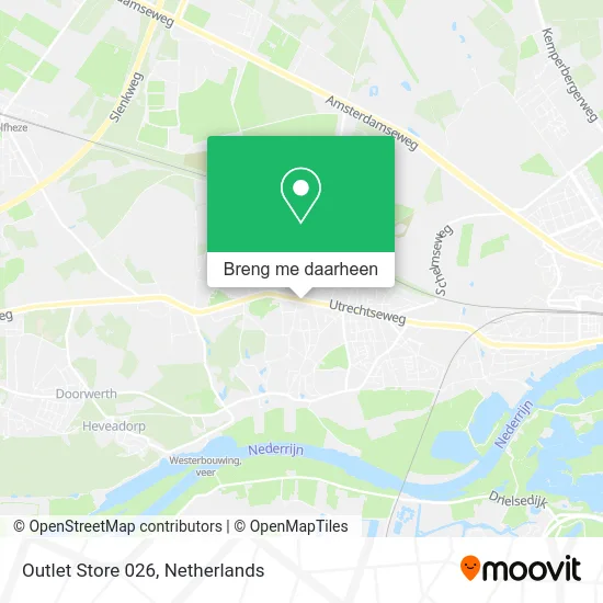 Outlet Store 026 kaart