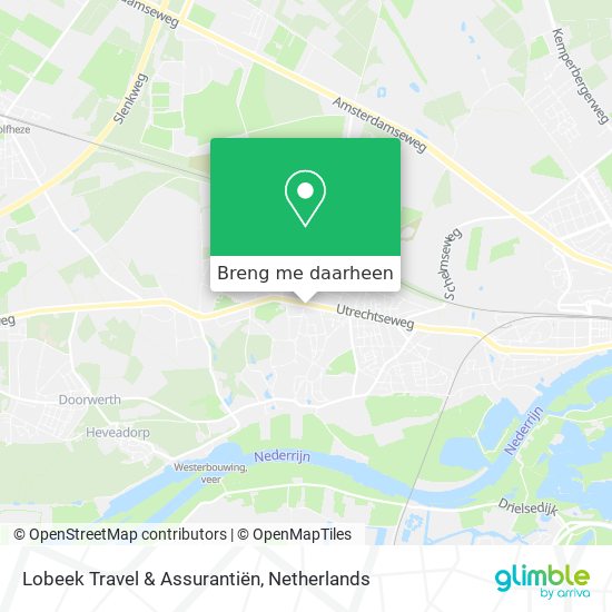 Lobeek Travel & Assurantiën kaart