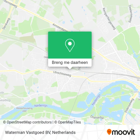 Waterman Vastgoed BV kaart