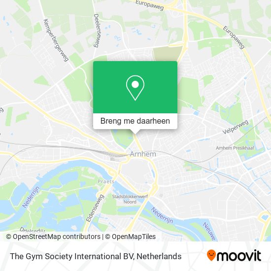The Gym Society International BV kaart