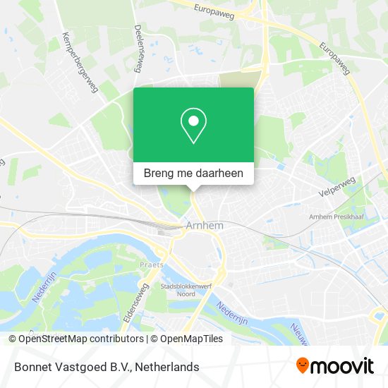 Bonnet Vastgoed B.V. kaart